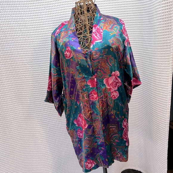 Vintage California Dynasty Chemise and Robe Set. Size PS. EUC. Missing belt. - Picture 1 of 10